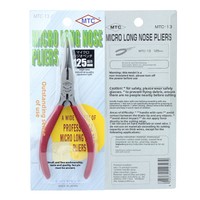 Pince coupante de précision japonaise importée MTC-13/18/15PS à bec effilé, à mâchoires dentelées, en acier au carbone, pour la coupe de fils et le maintien des objets