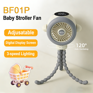 <span class=keywords><strong>พัดลม</strong></span>ดิจิตอลสำหรับเด็กทารก ใช้งานได้นาน 30 ชั่วโมง พร้อมดีไซน์ป้องกันการสั่นสะเทือน สำหรับเก้าอี้เด็ก - Product Image 3