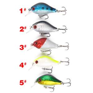 Flotante 5,5 cm/7,8g Minnow Crank Bait Cebos duros Señuelo de pesca Cebo artificial de plástico para lubina Pesca de agua dulce - Product Image 5