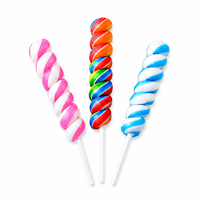 Approvisionnement en gros pour les fabricants de bonbons : Sucettes en forme de bouton arc-en-ciel, en boîte, halal, BRC, personnalisation de marque propre, OEM