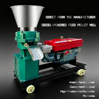 Nouvelle machine à granulés d'aliments pour animaux, équipement de granulation à petite échelle pour la production domestique, destiné à l'élevage de poulets, canards, lapins, porcs, bovins et ovins.