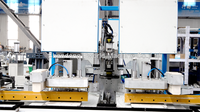 Ligne de production horizontale entièrement automatique haut de gamme pour le nettoyage des coins de portes et fenêtres en PVC/UPVC, 13,5 kW, 380 V