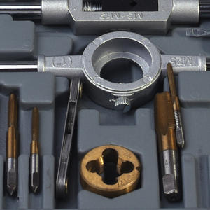 Juego de Machos y Terrajas Métricos, Llave de Macho Manual para Herramientas de Ferretería, Herramientas de Roscado Combinadas de Acero con Recubrimiento de Titanio - Product Image 5