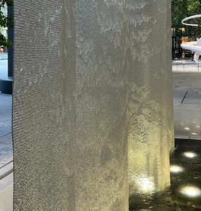 Rideau en maille métallique en acier inoxydable tissé - Maille métallique décorative pour façades architecturales, cloisons de espaces commerciaux - Product Image 4