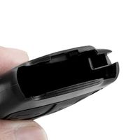 Boîtier de clé de voiture ABS noir à 2/3/4 boutons, télécommande pour Mercedes Ben Classe C/B/E (W203/W211/W204/YU/BN/CLS/CLK)-B-enz-KS09
