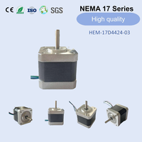 Moteur pas à pas hybride NEMA 17 42 mm 2 phases 1,8 degré 2,25 V 2,5 A 0,45 Nm de couple de maintien pour imprimante 3D et routeur CNC