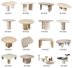 Table <span class=keywords><strong>console</strong></span> de luxe personnalisée en travertin beige minimaliste style italien salon moderne longue <span class=keywords><strong>console</strong></span> en pierre naturelle pour les couloirs - Product Image 5