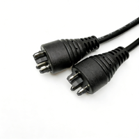 Câble de charge pour vélo électrique à 3 broches avec cœur en cuivre, connecteur haute intensité 4A pour appareils électroménagers et machines – Vente en gros