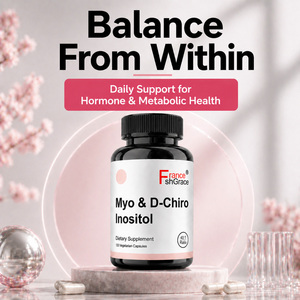 Myo-inositol et D-chiro-inositol Équilibre hormonal pour les femmes Fertilité Santé ovarienne Soutien du cycle Capsules à base de plantes de myo-inositol - Product Image 4