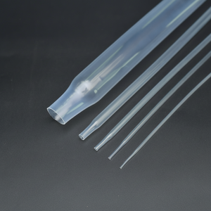 Tubo termorretráctil FEP 16mm ID x 32mm OD 3/4 ''Manga transparente flexible resistente a la corrosión para cableado industrial y médico - Product Image 1