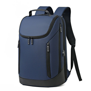 Custom Large Capacity <b>Men</b> Office Business <b>Shoulder</b> <b>Bag</b> Anti Theft Laptop School <b>Bags</b> Backpack Quality PU Office Backpack - Product Image 2