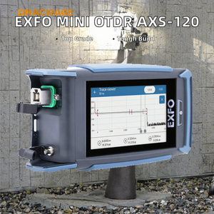 EXFO Mini AXS-120 อุปกรณ์เชื่อมต่อไฟเบอร์ระยะสุดท้าย 1310/1550nm 34/32dB แหล่งจ่ายไฟแบบอินไลน์ VFL IOLM FTTH GPRS รับประกัน 3 ปี AC AXS-120 ของแท้ - Product Image 2