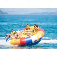 Bateau gonflable sur mesure, design UFO, jouet flottant pour fête aquatique, pour activités de divertissement aquatique pour adultes