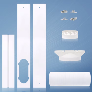 Kit de 3 Piezas para <span class=keywords><strong>Ventana</strong></span> de <span class=keywords><strong>Aire</strong></span> <span class=keywords><strong>Acondicionado</strong></span> al por Mayor: Placa Deslizante + Conector de <span class=keywords><strong>Tubo</strong></span> Adaptador de <span class=keywords><strong>Ventana</strong></span> de Boca Plana + Manguera de Escape - Product Image 3