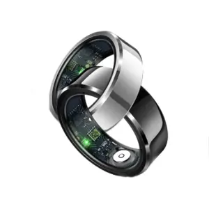 Fashion R6 caixa de carregamento 2024 dedo de alta qualidade com monitor de saúde Bluetooth Tasbih rastreador de sono inteligente anel inteligente NFC