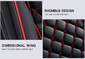 5 pièces housses de siège de voiture ensemble complet avec cuir imperméable, housse de coussin de véhicule automobile compatible Airbag ajustement universel pour la plupart - Product Image 3