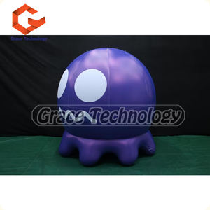 Nouveau design gonflable Art Ghost modèle gonflable <span class=keywords><strong>Pac</strong></span>-<span class=keywords><strong>man</strong></span> jeu <span class=keywords><strong>dessin</strong></span> <span class=keywords><strong>animé</strong></span> pour la publicité Halloween décoration - Product Image 2