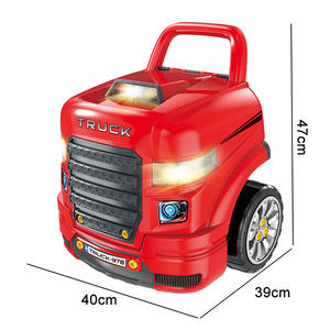 Juguete Educativo para Niños, Vehículo de Construcción RC para Reparar y Desmontar, Camión de Control Remoto Infrarrojo con Luz y Sonido - Product Image 5