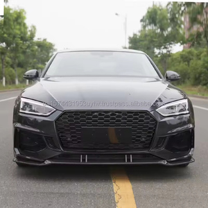 PNB High Quality Front <b>Bumper</b> Cover Gloss Black Lip for 17-19 Audi A5 B9 S5 RS5 <b>Clip</b>-on Attachment Easy Installation New 6-Month - Product Image 5
