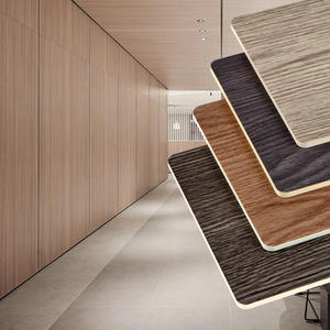 Paneles de Cristal de Carbono Personalizados con Chapa de Madera de Bambú, sin Costuras, del Mismo Color, Decoración de Pared para <span class=keywords><strong>TV</strong></span> en Casa - Product Image 2