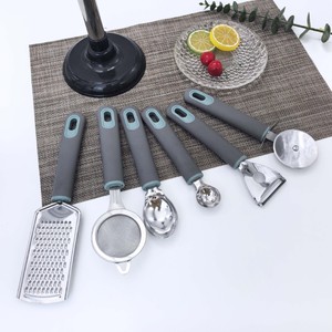 Nouvel ensemble de 6 râpes manuelles en acier inoxydable pour melon, fruits, fromage, ail et gingembre – Lot d'usine d'ustensiles de cuisine - Product Image 1