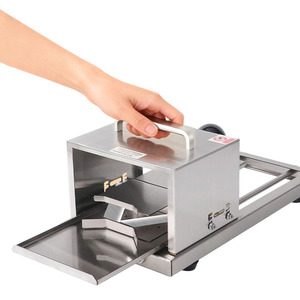 Stainless Steel Hamburger Bun Slicing Machine Manual Commercial Bread <b>Slicer</b> <b>Bagel</b> Burger Cutter - Product Image 1