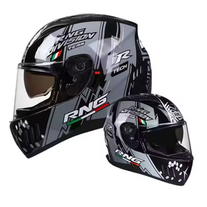 Casco de Motocicleta Integral ABS con Doble Lente, para Uso en las Cuatro Estaciones, Compatible con Vehículos Eléctricos - Product Image 4