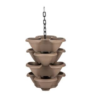 Cesta colgante de fresa macramé moderna, plástico reciclado, interior, exterior, jardín, balcón, Patio, ventana, decoración, maceta - Product Image 1