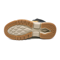 Chaussures de sécurité unisexes MaxiTough, norme européenne, embout en acier, microfibre, antidérapantes, pour la randonnée en usine, toutes saisons