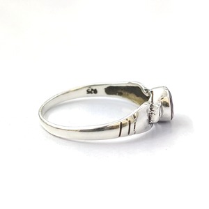 Collection artisanale de magnifiques bijoux en argent au meilleur prix, bague en pierre de grenat, argent sterling 925, bague en pierres précieuses réglable - Product Image 4