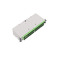 Divisor PLC de Fibra Óptica FTTH Unionfiber de Alta Calidad 1X8, Tipo de Inserción en Caja LGX con Conector SC APC/UPC
