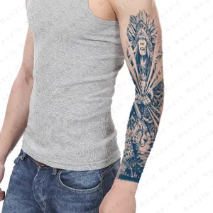2 недели водонепроницаемый пользовательский дизайн рука татуировки наклейки полупостоянные Временные татуировки целая рука