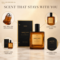 Huile de parfum roll-on 30 ml, huile de parfum concentrée portable unisexe, parfum longue durée, huile de parfum aux phéromones pour le corps
