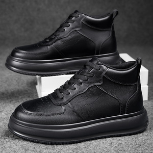 Zapatillas de plataforma informales de otoño, con aumento de altura invisible de 8 cm, con cordones, versátiles, transpirables, de malla. - Product Image 2