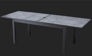 <span class=keywords><strong>Table</strong></span> à manger moderne Matériau aluminium <span class=keywords><strong>Table</strong></span> d'extension <span class=keywords><strong>avec</strong></span> DPC/<span class=keywords><strong>verre</strong></span>/plastique bois/aluminium pour jardin Mobilier d'extérieur - Product Image 3