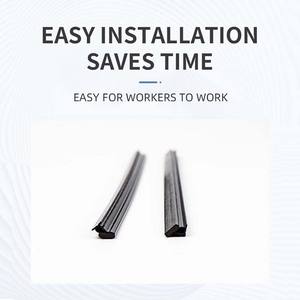 Bande de joint magnétique en caoutchouc EVA pour porte de douche en verre Bande magnétique en verre pour salle de douche coulissante et étanche - Product Image 4