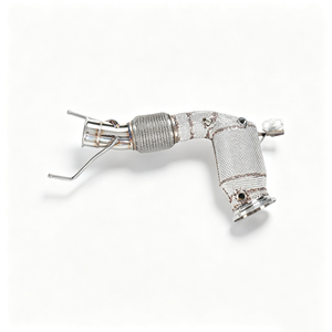 ท่อดาวน์ไปป์สมรรถนะสูงสำหรับ MINI COOPER S F56 B48 2.0T 304 SS ระบบไอเสียไหลเวียนสูงแบบ Bolt-on อะไหล่สำหรับรถแข่ง มาตรฐานยูโร 5 200 เซลล์ - Product Image 1
