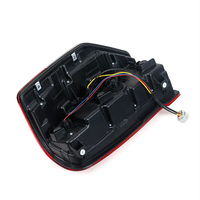 Pour Mitsubishi Triton L200 2018-2024 nouvelle paire de feux arrière à LED avec lentille rouge et couleurs de lumière ambre/jaune