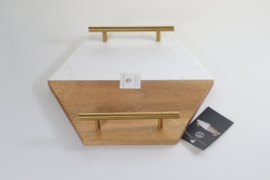 Plateau de service moderne personnalisé Plateaux alimentaires en marbre d'acacia Planche <span class=keywords><strong>à</strong></span> fromage <span class=keywords><strong>à</strong></span> <span class=keywords><strong>joint</strong></span> Planche <span class=keywords><strong>à</strong></span> pain - Product Image 4