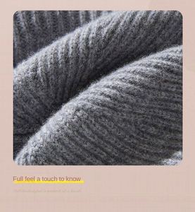 Casquette de baseball unisexe en laine mérinos, nouvelle collection automne-hiver 2025, en laine tricotée pour l'extérieur - Product Image 6