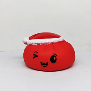 Jouet de décompression musical amusant pour adultes, en forme de chapeau de Noël Baozi, avec sons et couleurs, pour soulager le stress - Product Image 6