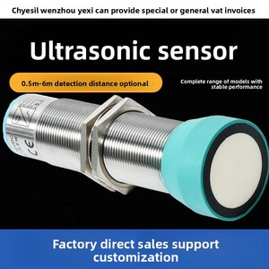 Sensore di Livello Liquido a Ultrasuoni Yexi <span class=keywords><strong>UB500</strong></span>, Interruttore di Prossimità Analogico, Rilevamento 0,5m, 4-20mA, Metallo - Product Image 5