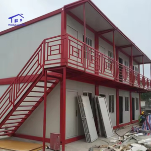 Maison préfabriquée à 2 étages, portable, pliable, chantier de construction, école préfabriquée, dortoir du personnel, bureau, conteneur - Product Image 3