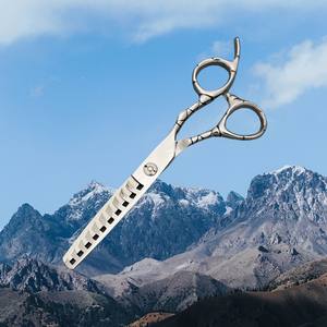 Tijeras profesionales para adelgazar el cabello, de 6 pulgadas, con diseño de espiga, para uso en salones de belleza, para diestros, tipo de hoja estándar - Product Image 3