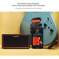 NUX Mighty Air Mini sans fil stéréo modélisation guitare électrique amplificateur de basse 10W ampli Rechargeable intégré tambour Machine retard Re