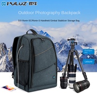 PULUZ Factory Direct Sac à dos pour appareil photo reflex de grande capacité Sac de rangement numérique étanche pour accessoires de studio photo