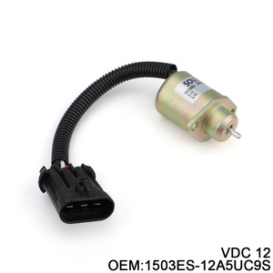 Válvula de corte de combustible Yanmar Kubota 1503ES-12A5UC9S SA-4561-T, interruptor de apagado de motor diésel para Kubota estilo occidental - Product Image 5