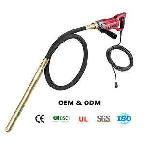 <span class=keywords><strong>Vibrator</strong></span> Beton Mini Portabel Listrik 110 Volt, <span class=keywords><strong>Vibrator</strong></span> Beton Genggam untuk Jarum Beton 35mm 1.2 m - Product Image 1