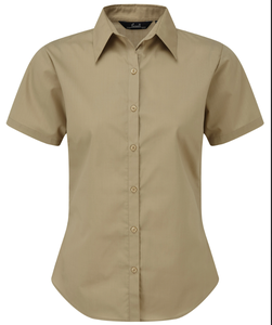 Solid Color <strong>Blouse</strong> for Women <strong>Smart</strong> Casual Work Viscose Polyester Spandex Working Woven Shirt - Product Image 3