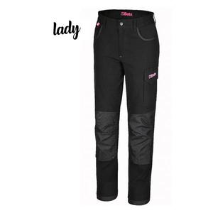 BETA - 078180201 Women's multi-pocket work <b>trousers</b> in 100% <b>stretch</b> cotton, <b>black</b> - EAN 8054809366388 WORK <b>TROUSERS</b> - Product Image 1